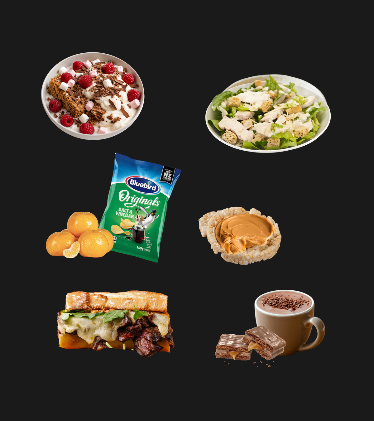 Alice spends one week every month travelling for work and staying in hotels or Airbnbs, so her meal plans need to be easy to shop for, prepare and stick to wherever she is. One recent plan included rocky road Weet-Bix, a Caesar salad and steak sandwich - plus snacks and a hot chocolate & biscuit to fit around her work-provided morning tea when she is in the office.